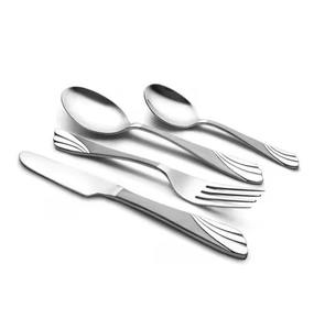 Ensemble de couverts en acier inoxydable pour la restauration, couverts de cuisine durables pour les buffets et les repas - Product Image 1