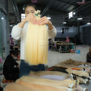 Extensiones de mechones de cabello crudo profesional de Vietnam, cabello liso natural de calidad superior, precio al por mayor - Product Image 6