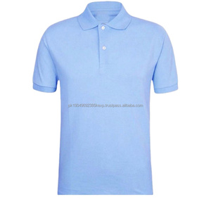 Camiseta Polo de Algodón de Alta Calidad para Hombre, Diseño Casual de Manga Corta con Cuello y Patrón Bordado, Precio Económico, Tela Jersey - Product Image 1