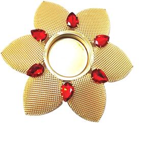Support pour phares à thé en Lotus, cadeau de retour pour Diwali Diya, pour mariage Puja et fête de pendaison de crémaillère - Product Image 1