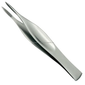Pince à éclats Feilchenfeld manuelle droite à pointe dentelée et aiguisée en acier inoxydable réutilisable pour l'extraction de corps étrangers chirurgicaux - Product Image 1