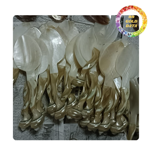 Cucharas de Concha Marinha Hechas a Mano, Vajilla de Lujo para Restaurantes y Servicios de Catering - Product Image 1