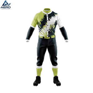 Uniforme de Béisbol de Alto Rendimiento, Sublimado, Estilo Botón, Nuevo, Cómodo, del Mejor Proveedor, Tejido Ecológico, para Equipos - Product Image 5