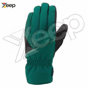 Guantes de Esquí de Cuero, Térmicos, Impermeables, Dedos Completos, Unisex, Cierre de Velcro, para Esquí de Descenso y Uso Invernal - Product Image 3