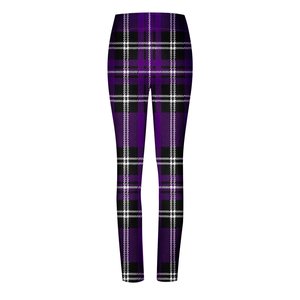 High Waist Paisley Polyester <b>Leggings</b> Bohemian Style Purple <b>Black</b> White Full Length Knitted Stretch Breathable Women's Casual - Product Image 2