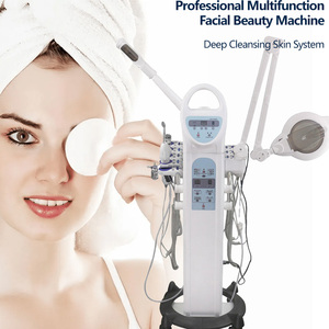 Appareil de beauté multifonctionnel authentique 9 en 1 : vaporisateur facial chaud, <span class=keywords><strong>brosse</strong></span> <span class=keywords><strong>rotative</strong></span>, nettoyage du <span class=keywords><strong>visage</strong></span> - Product Image 6