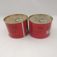 Boîte en métal vide personnalisée pour l'emballage de sauce tomate / ketchup