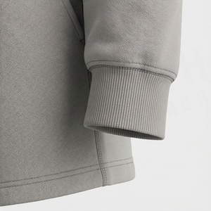 Ensemble de survêtement en tricot pour femmes, 2 pièces, couleur unie, col rond, coupe ample, short au-dessus du genou, vêtements décontractés pour toutes les saisons - Product Image 6
