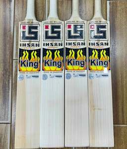 Bate de Críquet Ihsan Sports Serie Clásica Edición King, Madera de Sauce Inglesa, Duradero y Ligero, con Funda Protectora y Agarre Extra - Product Image 1