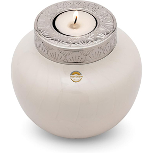 Handcrafted Brass Memorial Urn Export Quality OEM Cremation Metal Urn with Custom Packaging Elegant Metal Funeral Urn - Product Image 1