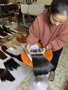 Perruques droites d'os de qualité supérieure Extensions de cheveux humains crus Remy vietnamien 100% cheveux humains purs cheveux vierges non transformés - Product Image 4