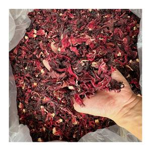 Flores Secas de Hibisco Sabdariffa de Vietnam, Pétalos de Calizo Rojo Intenso, Jamaica Sorrel para Bebidas, Mezclas de Té y Cocina - Product Image 5
