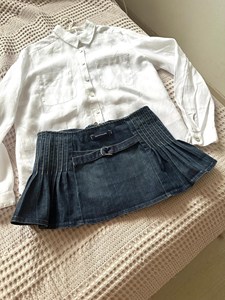 GRACE COLLECTION Women's <b>Denim</b> Mini <b>Skirt</b> Pencil Silhouette Medium Stonewashed Casual Winter Breathable Eco-Friendly Solid - Product Image 6