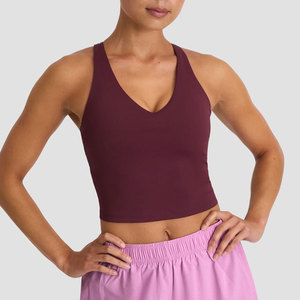 Camiseta Deportiva de Alta Calidad para Mujer, Color Personalizado, para Gimnasio y Ejercicio, de Alta Elasticidad, Corte Recortado - Product Image 5