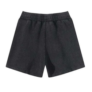 Unisex Black Cotton Canvas Breathable Quick Dry Beach <b>Shorts</b> with Pockets Elastic Waist High Rise <b>Floral</b> Pattern <b>Swim</b> Trunks - Product Image 3