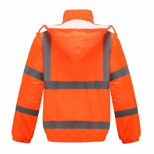 OEM Waterproof Night Duty Visibility <b>Worker</b> Protection Uniform Set Wholesale Safety Apparel Manufacturer Workwear Hi Vis <b>Jacket</b> - Product Image 3