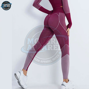 Leggings de yoga personalizados con logo para mujer, a la venta al por mayor, leggings para mujer en diferentes colores y diseños. - Product Image 2