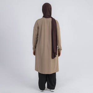 Ropa Deportiva Musulmana Personalizada para Mujer, Ropa Deportiva Modesta, Tela de Secado Rápido, Color Sólido, Traje Deportivo Musulmán para Gimnasio - Product Image 5