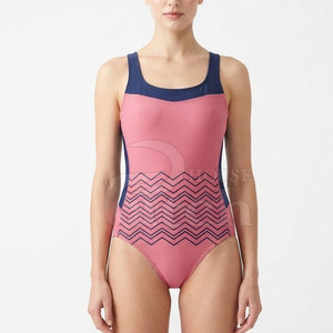 Traje de Baño Deportivo de Una Pieza para Mujer, Impresión Personalizada, Tela de Secado Rápido, para Playa, Piscina, Entrenamiento Deportivo, Venta al Por Mayor - Product Image 3