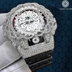 Montre de luxe Charm Jewells en acier inoxydable, cadran carré analogique 40 mm, mouvement mécanique, verre saphir, unisexe, étanche 10 bars - Product Image 3