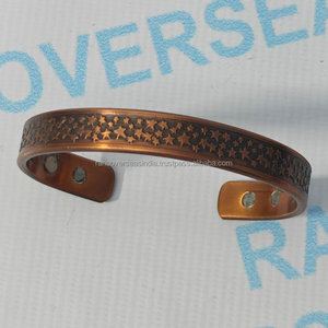 Pulsera Magnética de Cobre Inspirada en Estrellas, Joyería de Bioenergía Curativa para Meditación, Bienestar, Vitalidad y Equilibrio Energético - Product Image 5