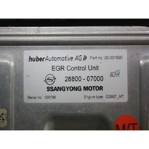 Module de commande EGR Musso I 1993-2005 d'occasion ORIGINAL 2880007000 - Product Image 2