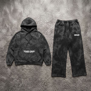 Premium Men <b>Tie</b> <b>Dye</b> Tracksuit Regular Fit OEM Wholesale Factory Supplier USA Europe Streetwear Fashion Collection <b>Set</b> - Product Image 2