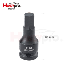 HANDYPRO Hex Impact Socket Set 1/2 Inch Drive Black High Carbon Steel 13pcs Automotive <b>Tool</b> for <b>Vehicle</b> Repair - Product Image 3
