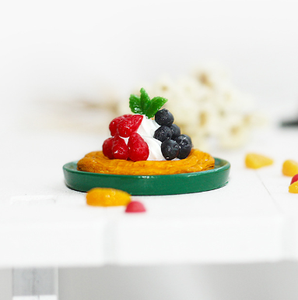 1/6 1/12 casa de muñecas simulación miniatura Mini crema postres fruta <span class=keywords><strong>tartas</strong></span> adornos modelo Decoración - Product Image 1