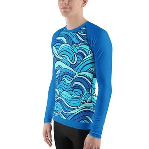 High Stretch <b>Boxing</b> Rash Guard Shirt Built With Men Long Sleeve MMA Rash Guard For Flexible Movement And Comfort - Product Image 2