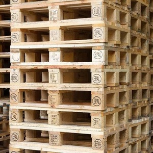 Paletas de Madera Europeas de Doble Cara de Calidad de Exportación, Tamaños Estándar y Personalizados, Resistentes para Envío, Almacenamiento y Uso Industrial - Product Image 1