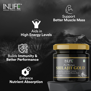 Résine d'Or de Shilajit de l'Himalaya 20g 75% Acide Fulvique avec Ashwagandha Gokshura Curcuma Soutien Énergétique et Stamina Ayurvédique - Product Image 2