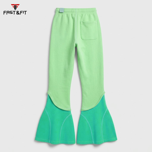 Best Quality Casual Custom Heavyweight Regular Fit Winter 100% Cotton Manufacturers Custom Unisex <b>Women</b> Flared <b>Sweatpants</b> - Product Image 2