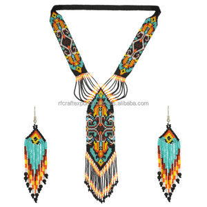 Collar Elegante de Cuentas Finas de Vidrio Hecho a Mano, Moda Africana - Product Image 5