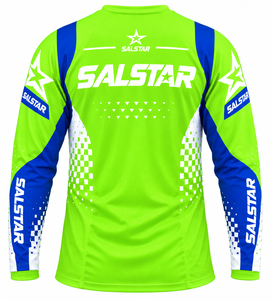 Conjunto de Jersey de Motocross Personalizado, Sublimado, Camiseta y Pantalones Verdes para Carreras MX, Uniforme de Equipo de Motociclismo OEM/ODM - Product Image 2