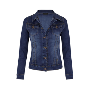 Wholesale High Quality Cotton <b>Jacket</b> <b>Custom</b> Women <b>Denim</b> <b>Jacket</b> Slim <b>Denim</b> <b>Jacket</b> - Product Image 3