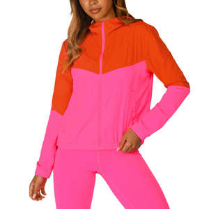 Color Hooded Racer <b>Jacket</b> with Zipper and Pockets Sporty Windproof Waterproof Reversible <b>Pattern</b> Winter Wear - Product Image 1