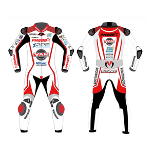 Men’s Custom Cowhide/Kangaroo Leather Racing Suit One Piece Jumpsuit/Traje with CE <b>Level</b> 2 Armor | Custom OEM Manufacturer - Product Image 1