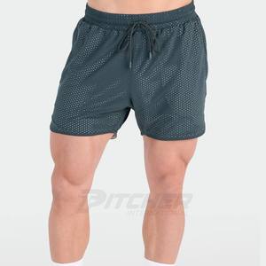 Shorts de sport pour hommes personnalisés, écologiques, respirants, légers, en mesh, service OEM, approvisionnement en gros - Product Image 3