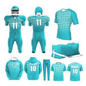 Paquete de Equipamiento de Fútbol Americano – Conjunto de Artículos Deportivos Personalizados de Alta Calidad que Incluye Camiseta Acolchada, Guantes y Bolsas de Deporte - Product Image 1