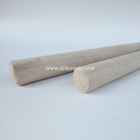 Venta al por Mayor Dekor Asia Indonesia RB01 Bastón de Ratán Hecho a Mano Ecológico Natural Duradero 60cm de Diámetro 3.5cm