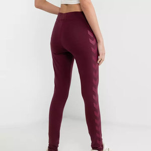 Leggings de compression personnalisés pour femmes, taille haute, séchage rapide, pour la gym, la course, le fitness, l'entraînement athlétique, les sports, OEM ODM - Product Image 2