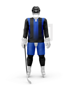 Uniforme de hockey sur glace imprimé avec broderie 3D, tissu antibactérien, vêtements de sport personnalisés pour l'équipe, pour les entraînements, les tournois, les matchs de ligue - Product Image 4