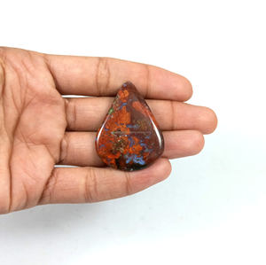 Cabochon d'agate hongroise naturelle en vrac, cristal de quartz à dos plat, pierre précieuse en vrac pour la guérison au prix de gros, vente en gros - Product Image 6