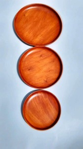 Handcrafted Wooden Serving Plate Crafted from Sustainable Wood for Elegant and Eco Friendly Dining Experiences - Product Image 5
