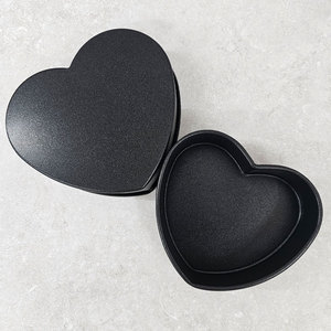 <b>Heart</b> <b>Cake</b> Mold PTFE Coated Cheesecake Baking <b>Tin</b> Oven Safe Eco-Friendly 4 Size Options Cafe Patisserie Dessert Pan Korea Made - Product Image 5