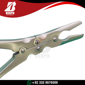 เครื่องมือผ่าตัดกระดูกแบบดับเบิ้ลแอคชั่น ยี่ห้อ Beyer รุ่น Bone Rongeur ขนาด 7 นิ้ว ปลายโค้ง ผิวเคลือบ Dall พร้อมสปริงคู่ ผลิตจากเหล็กกล้าไร้สนิมเยอรมัน - Product Image 6