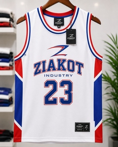 Maillot de basket-ball authentique rétro personnalisé blanc-rouge-noir, le plus vendu en gros directement de l'industrie - Product Image 5