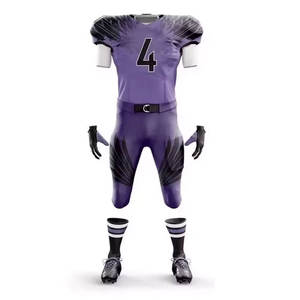 Uniforme de football américain de haute qualité, logo personnalisé, vente en gros, fabricant de premier plan, nouveau style, meilleur matériau, prix avantageux - Product Image 4