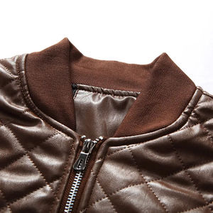 <b>Men</b> High Quality Genuine Leather <b>Jacket</b> Classic Casual Full Zip Soft Comfortable Durable Fashion Everyday Outerwear - Product Image 4